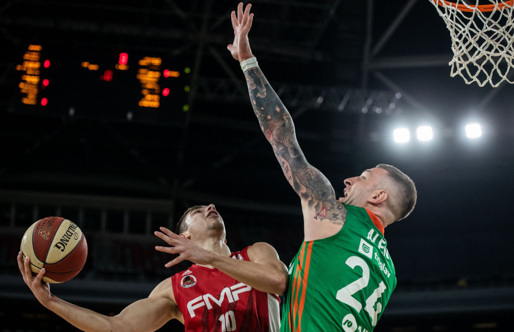 AdmiralBet ABA liga na TV Arena sport: FMP juri izjednačenje u seriji sa Cedevita Olimpijom