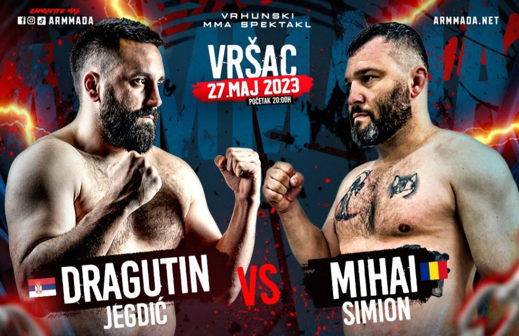 MMA spektakl na Areni fight: ARMMADA stiže u Vršac - organizatori spremili 10 zanimljivih borbi!