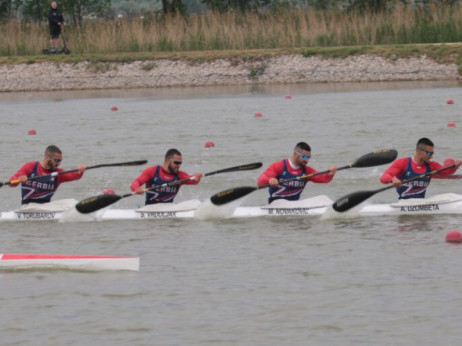 Kajakaši Srbije osvojili bronzanu medalju na EI u disciplini K4 500m