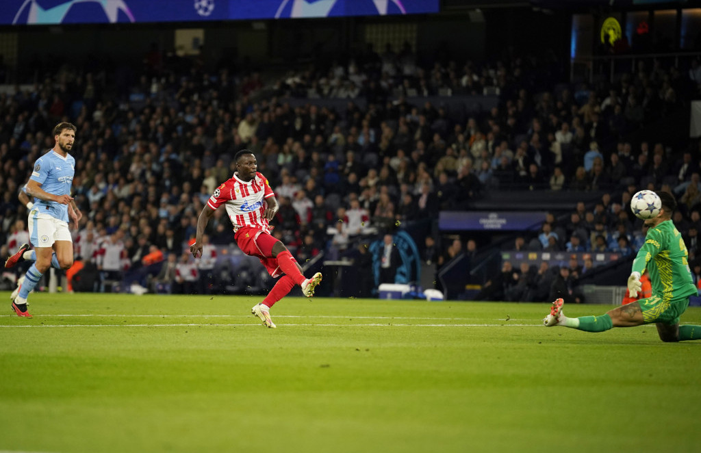 GOOOL! Bukari ŠOKIRAO šampiona Evrope: Ni VAR nije pomogao Sitiju, Zvezda povela na Etihadu