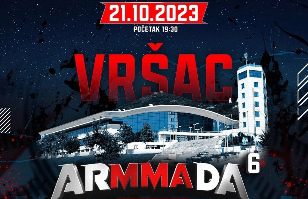 Povratak u oktagon: ARMMADA 6 stiže u Vršac! Direktan prenos na Arena Fight TV!