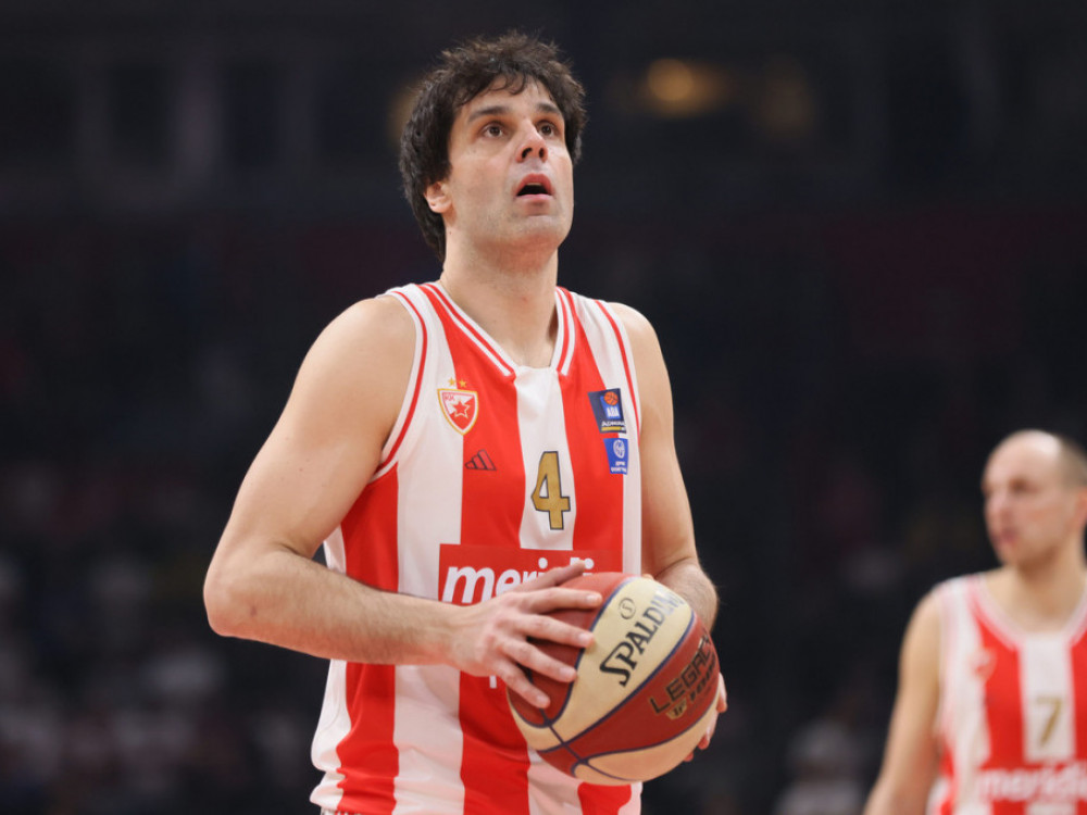 Košarkaš Crvene zvezde Miloš Teodosić