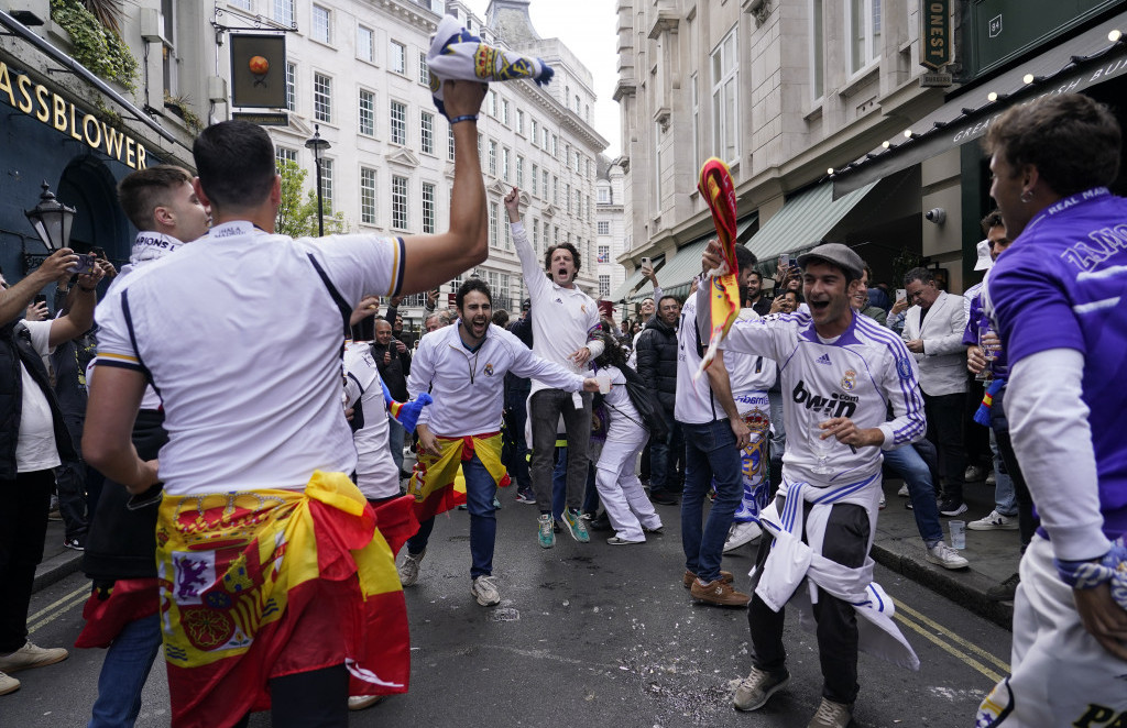 Navijači Reala uživaju u Londonu