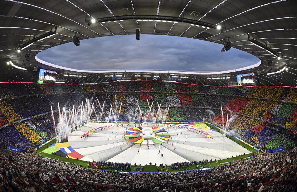 Detalj sa ceremonije otvaranja EURO 2024