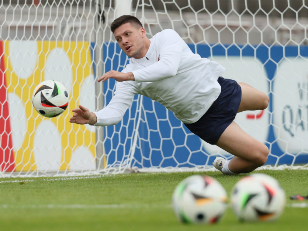 Luka Jović, napadač Srbije, srećan zbog gola u drugom kolu EURO