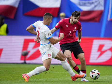 UEFA EURO (Grupa F, 2. kolo): Gruzija - Češka 1:1 (1:0)