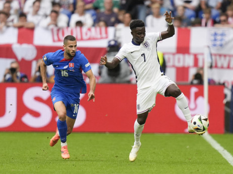 UEFA EURO (osmina finala): Engleska- Slovačka 2:1 (0:1)