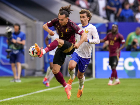 UEFA EURO (osmina finala): Francuska - Belgija 1:0 (0:0)