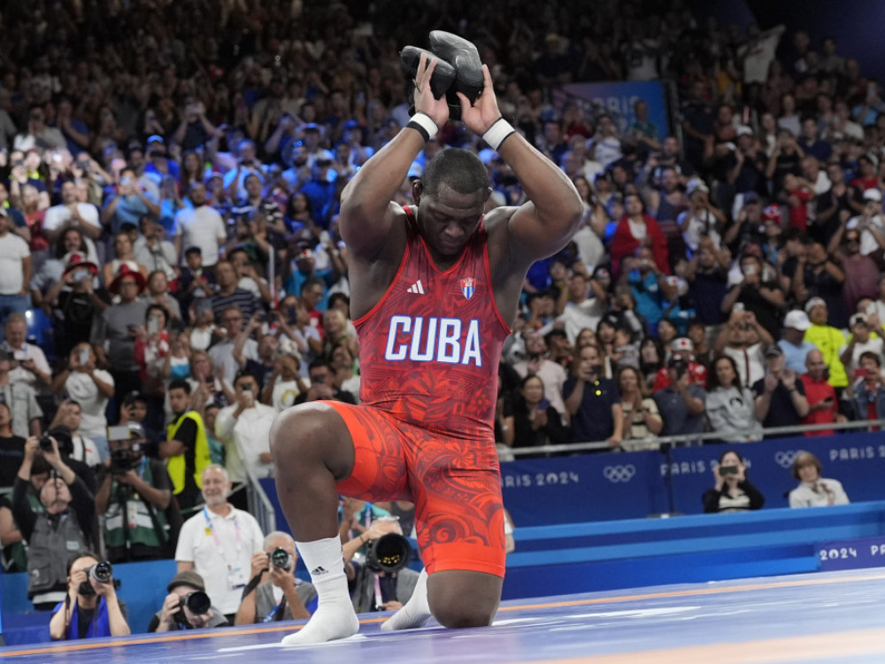 Maihain  Lopez, novi i stari olimpijski šampion u rvanju.