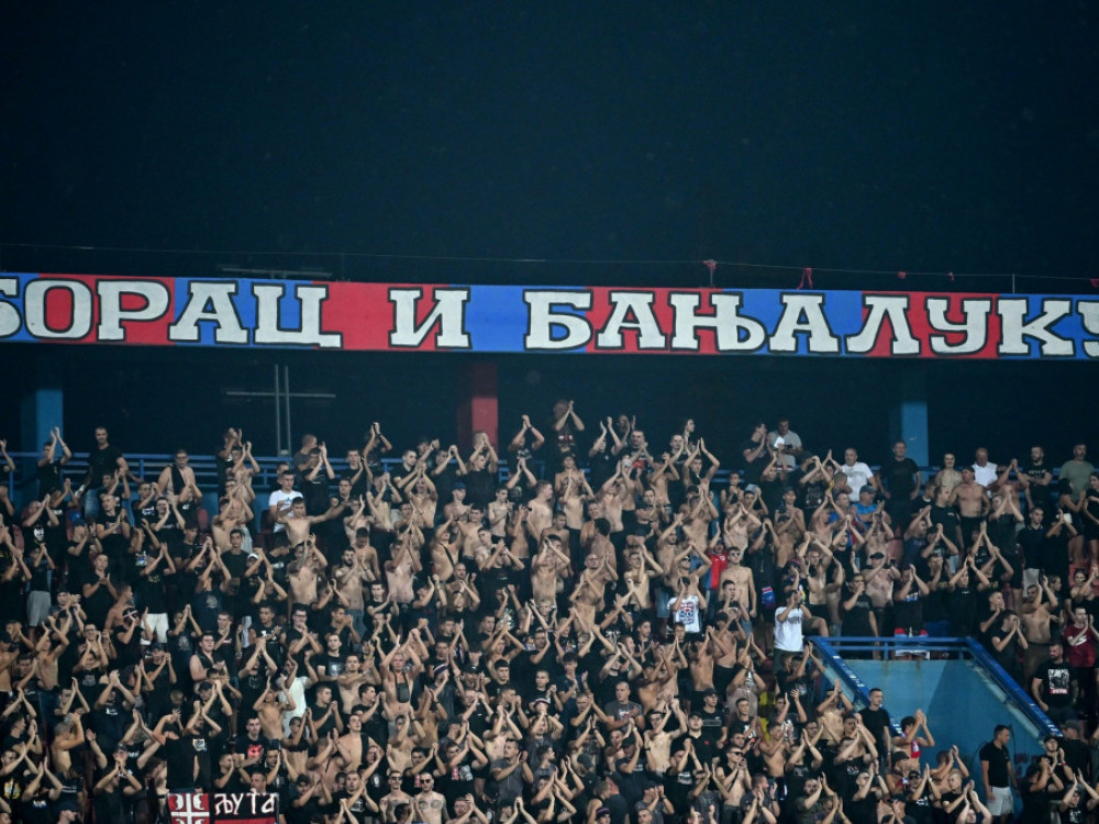 Navijači Borca iz Banjaluke, budućeg učesnika UEFA takmičenja