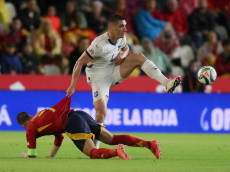 (KRAJ) UEFA Liga nacija Španija - Srbija: "Crvena furija" bolja od Srbije u Kordobi