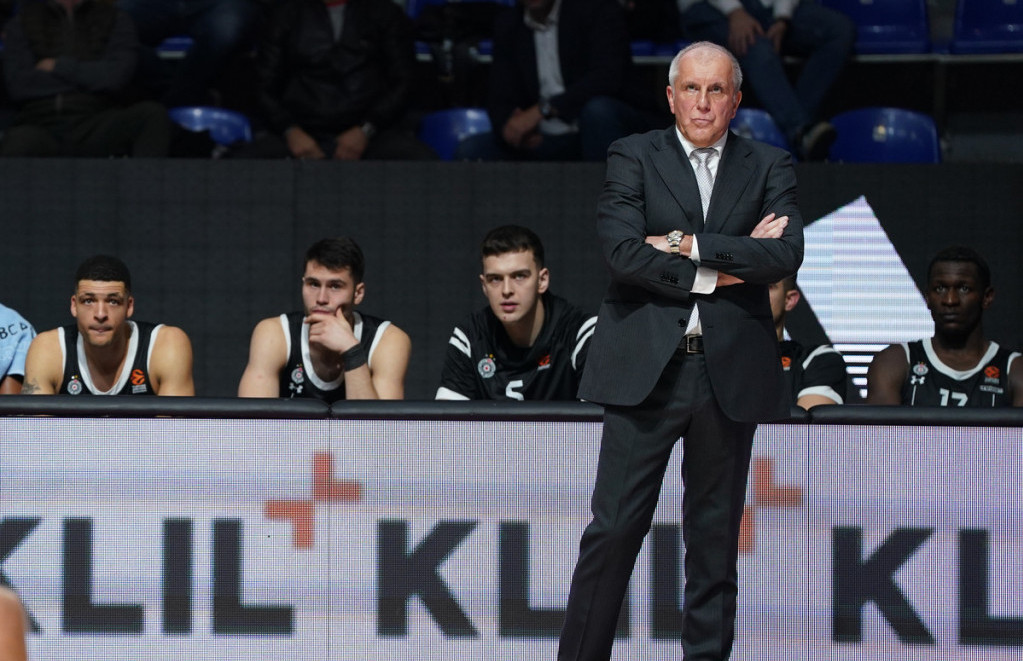 Željko Obradović će voditi Partizan u sredu protiv Virtusa