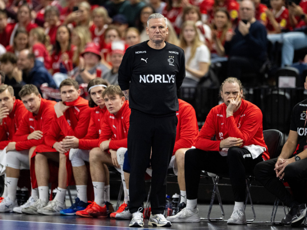 Nikolaj Jakobsen, selektor Danske, sa ekipom na jednom od prošlih takmičenja