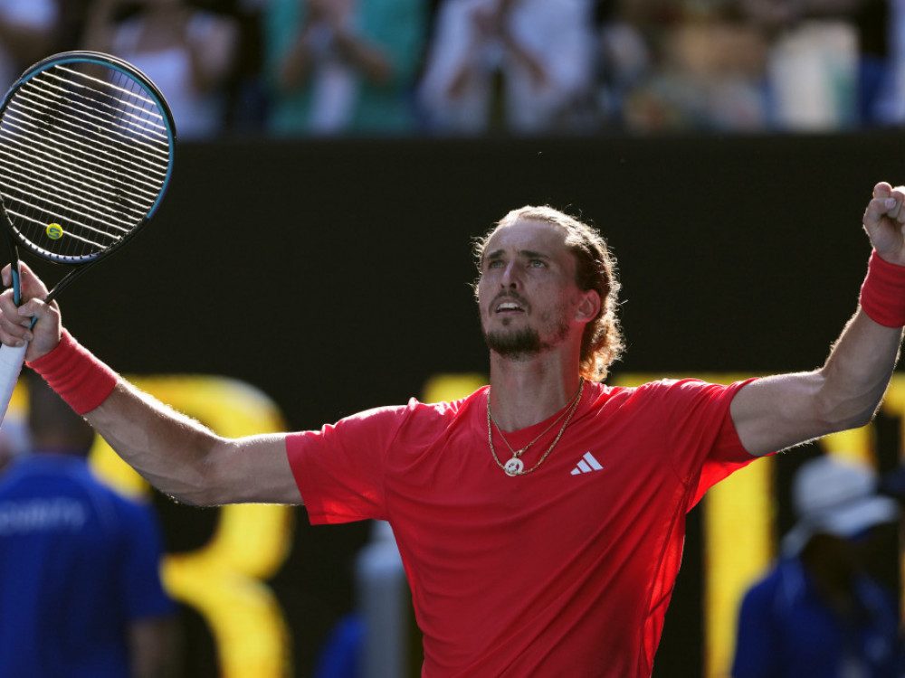 Aleksander Zverev slavi plasman u polufinale Australijan Opena