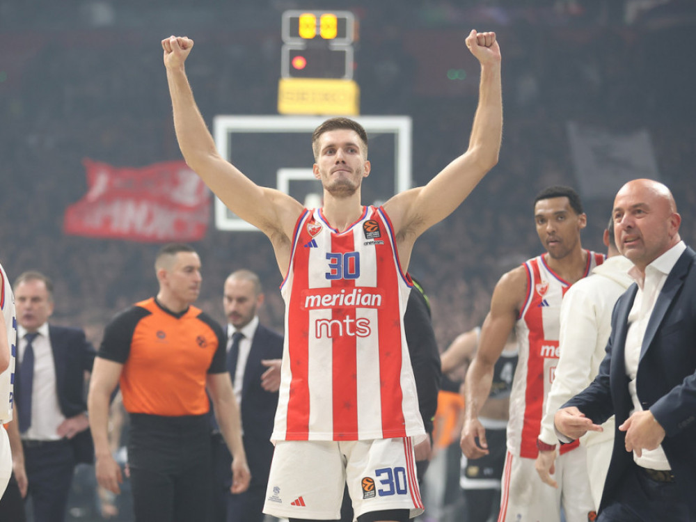 Košarkaš Crvene zvezde Filip Petrušev