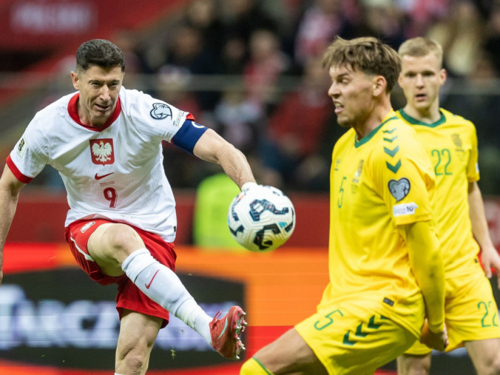 Robert Levandovski, poljski fudbaler, jedini strelac protiv Litvanije