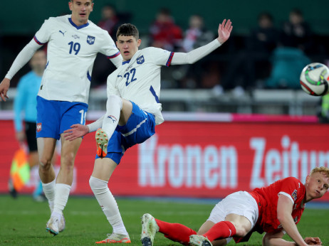 (KRAJ) Srbija - Austrija 2:0: "Orlovi" potvrdili kvalitet, elita će se i dalje igrati u Beogradu