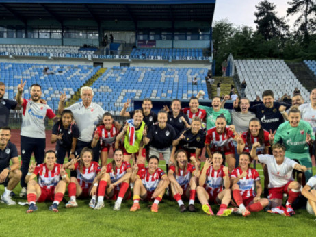 Fudbalerke stopama fudbalera Crvene zvezde: Titula štiklirana, sledi napad na drugi trofej
