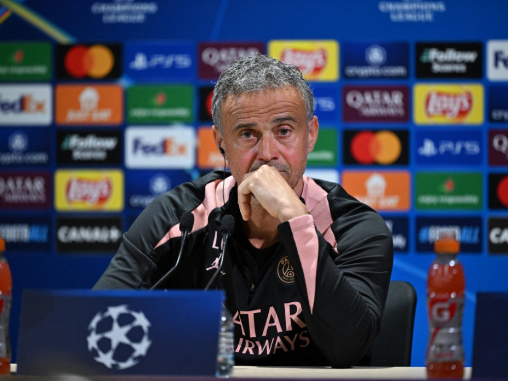 Luis Enrike na pres konferenciji uoči revanš dvoboja sa Arsenalom