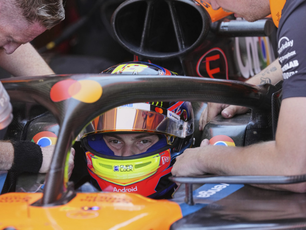 Oskar Pjastri, vozač Formule 1, najbrži na prvom treningu u Imoli