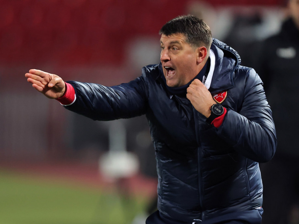 Trener Crvene zvezde Vladan Milojević