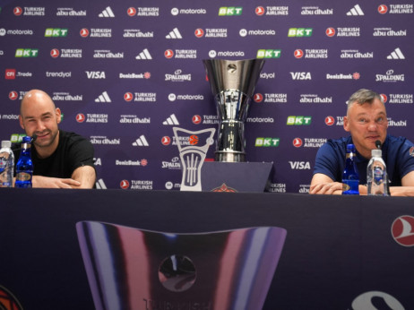 Blagosloveni smo što nas je trenirao Obradović: Jasikevičijus i Spanulis pred finale Evrolige