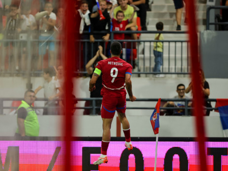 (VIDEO) Mitrović u svom stilu: Rešeta Andoru u 100. meču u dresu Srbije