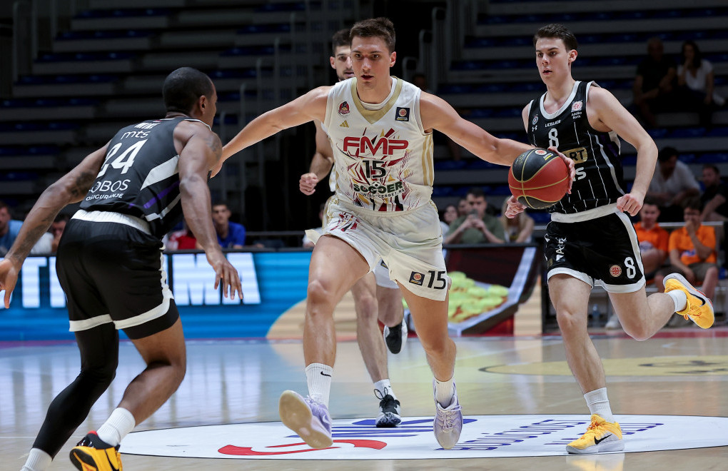 Dušan Radosavljević na meču sa Partizanom