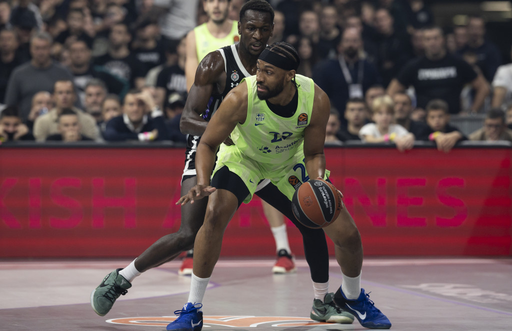 Džabari Parker u dresu Barselone na meču protiv Partizana