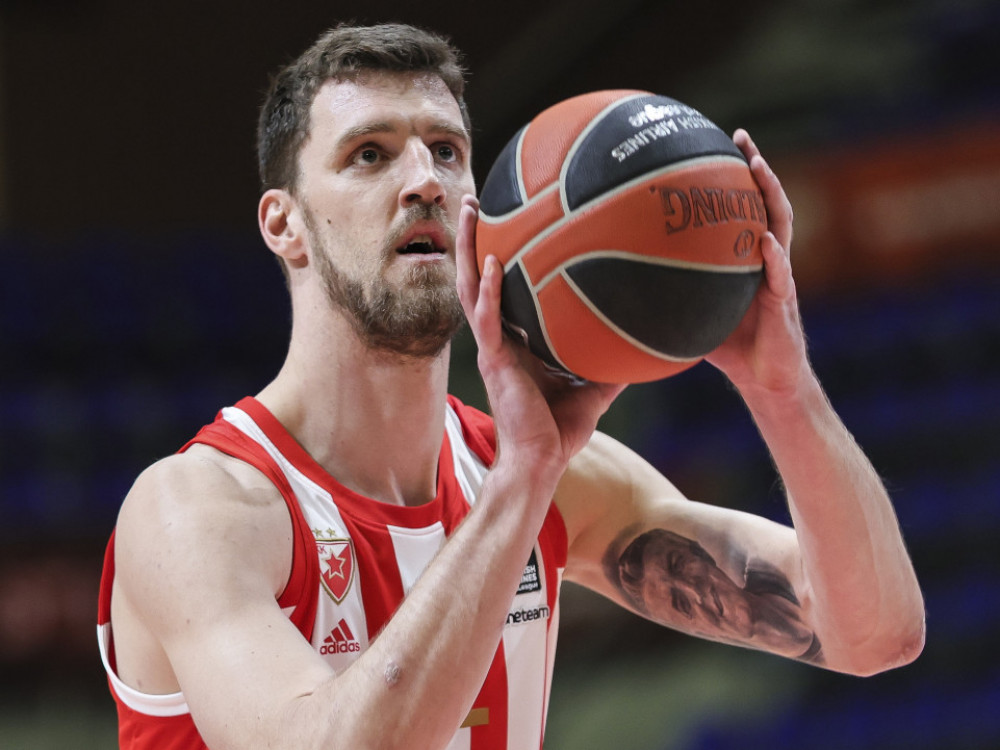 Ognjen Kuzmić, košarkaš FMP-a, u vreme dok je igrao za Crvenu zvezdu