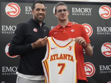 (VIDEO) Nikola Đurišić prosto blista u Letnjoj ligi, Atlanta Hoksi - tim po meri!