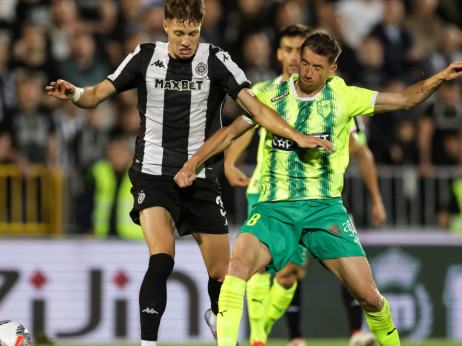 (UŽIVO) Partizan - AEK (1:0): Ugrešić donosi prednost crno-belima!