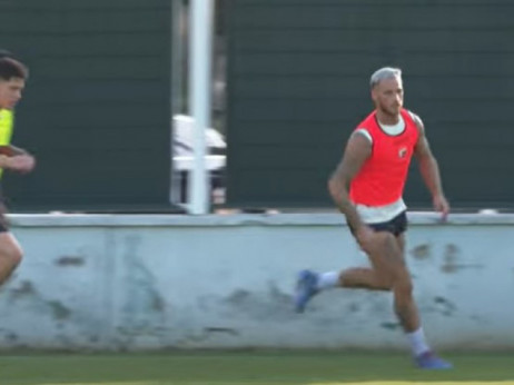 (VIDEO) Arnautović odradio trening na Marakani, spreman za "romantičare"