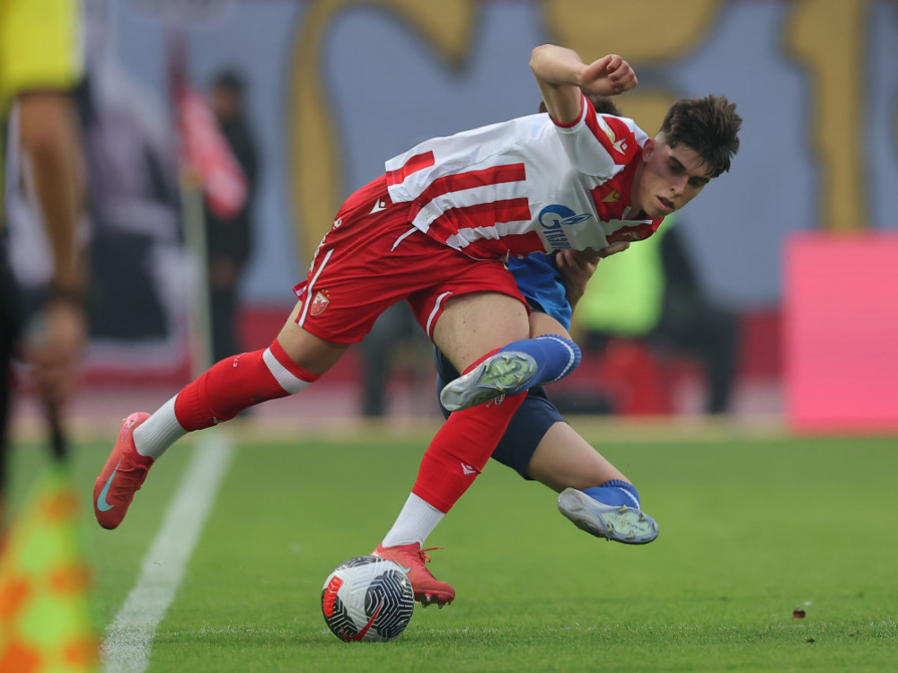 Strahinja Stojković, fudbaler Crvene zvezde, pred odlaskom iz kluba