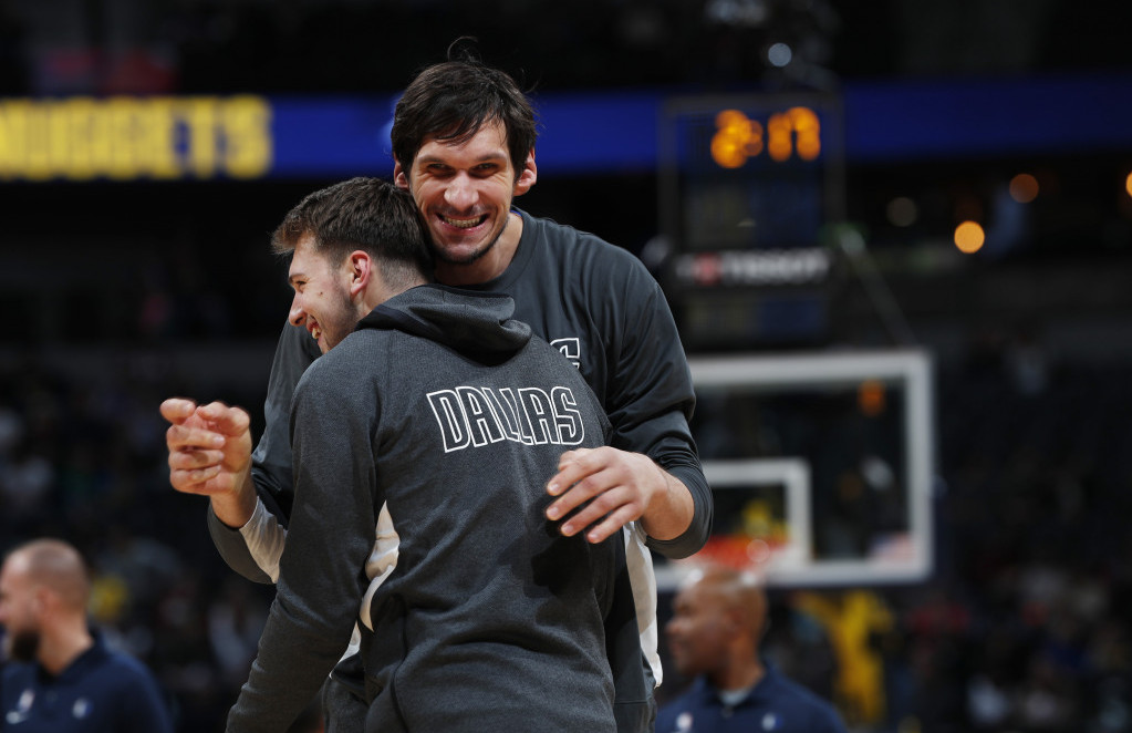 Boban Marjanović i Luka Dončić su bili nerazdvojan duo u Dalasu