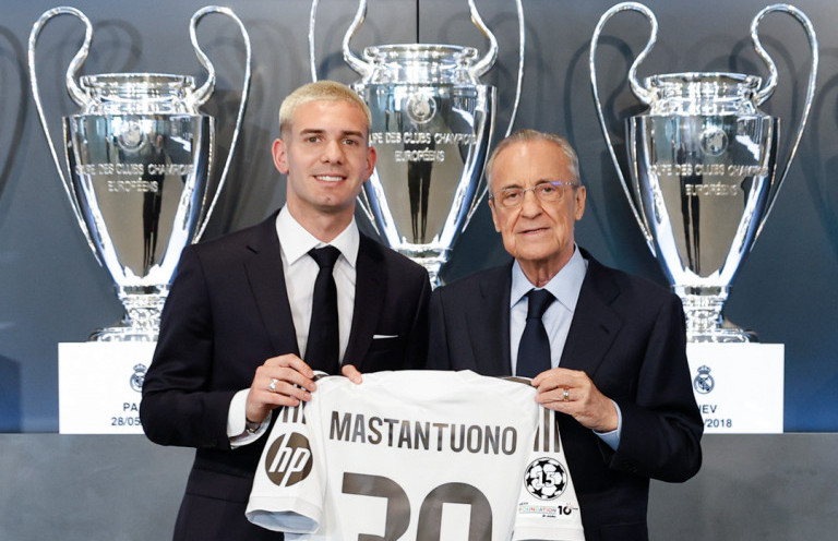Franko Mastantuono, fudbaler Reala