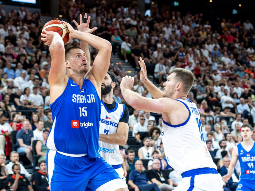 Nikola Jokić u dresu reprezentacije Srbije