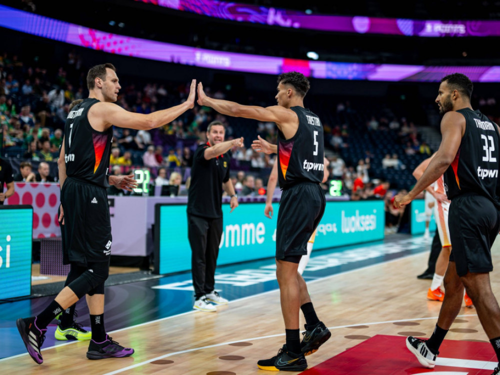 Košarkaši Nemačke, na prvom meču Eurobasketa 2025