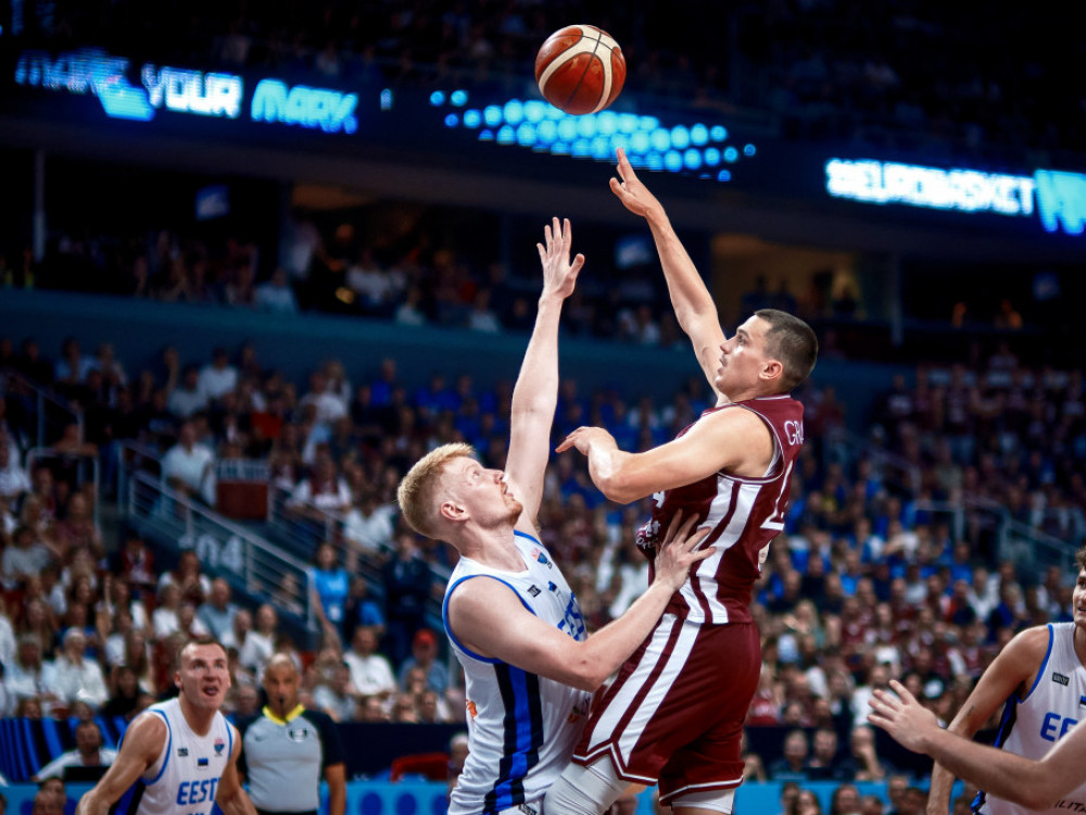 Andrejs Gražulis u dresu Letonije