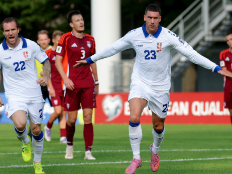 (UŽIVO) Letonija - Srbija (0:1): Minimalna prednost nakon 45 minuta fudbala u Rigi