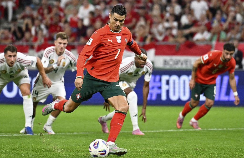 Kristijano Ronaldo je bio strelac za Portugaliju