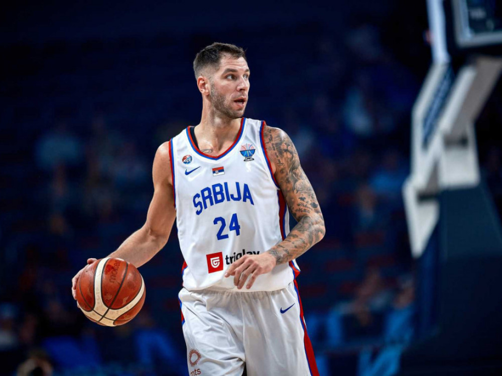 Stefan Jović u dresu reprezentacije Srbije