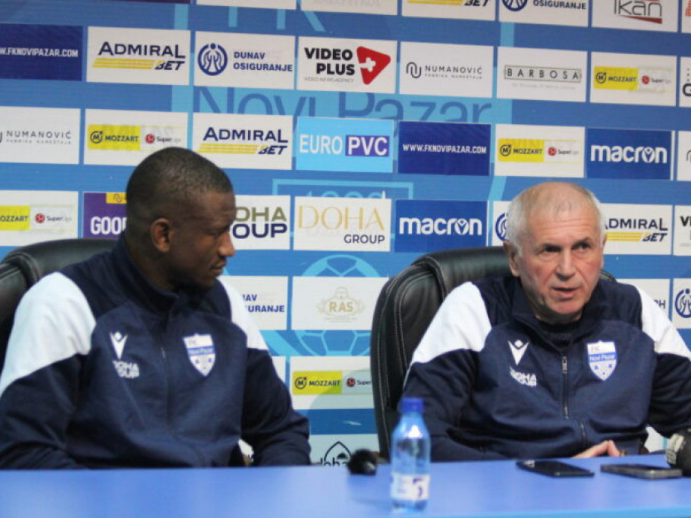 Vladimir Gaćinović pred meč FK Novi Pazar Vojvodina