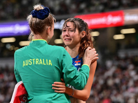 Strepnja pod kišobranom pa slavlje bronzane medalje: Drago mi je što sam podelila taj momenat sa njom